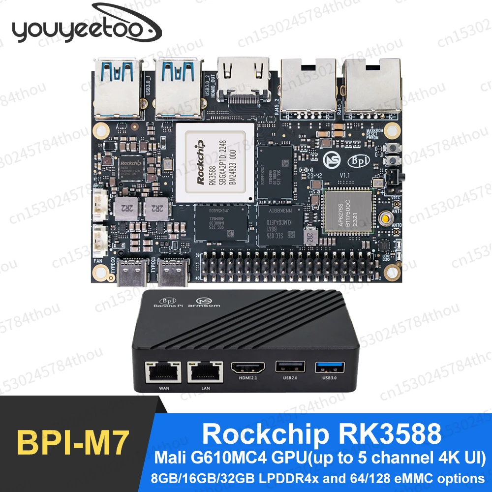 Placa de desarrollo Banana Pi  - Banana Pi Bpi M7 Rk3588 reseña y precio